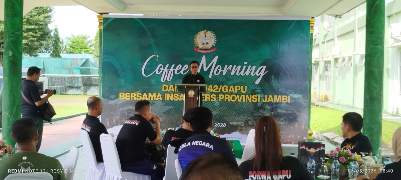 Danrem 042/Gapu Bangun Ruang Dialog Humanis Bersama Pers Jambi