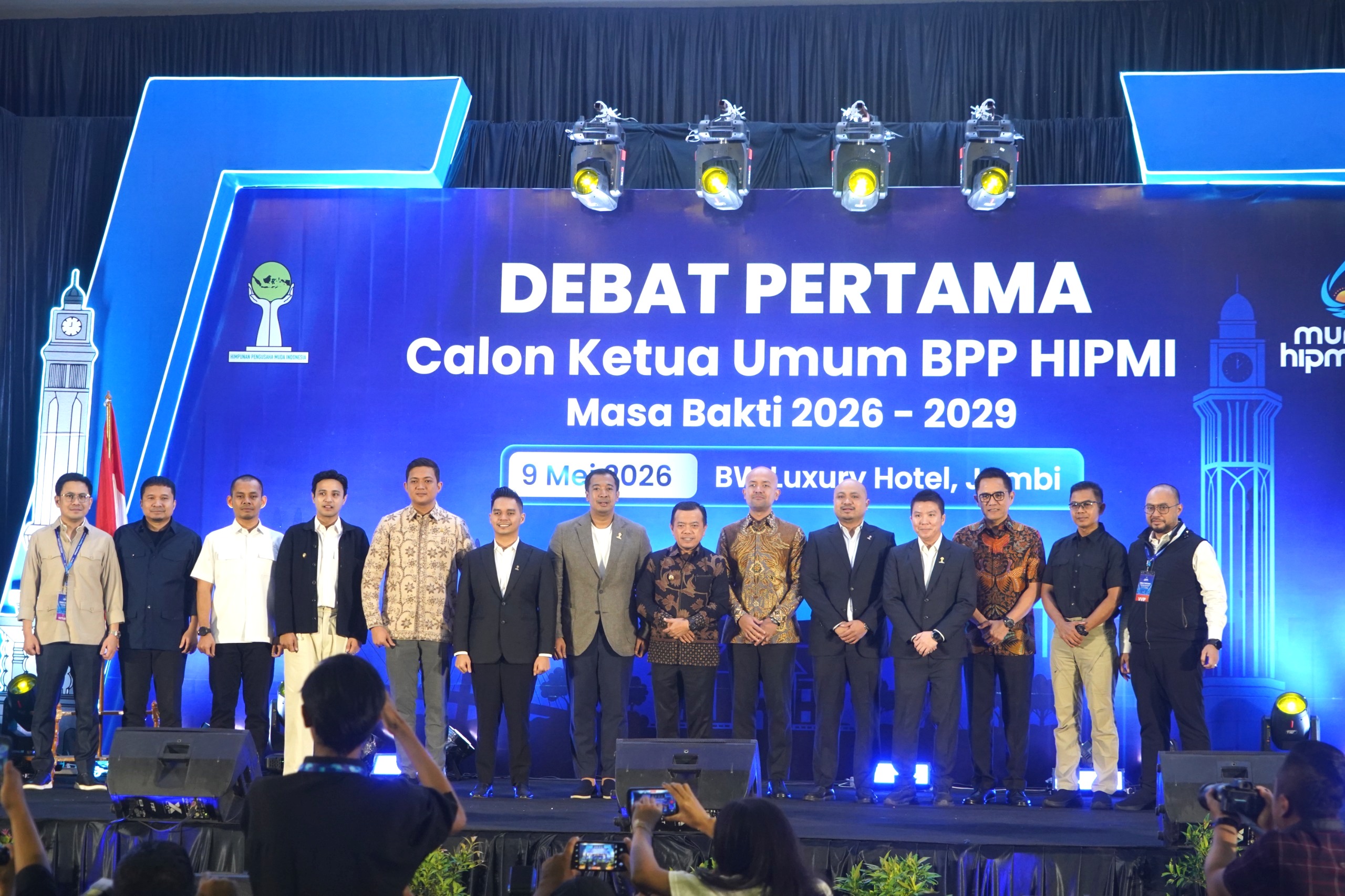 Danrem 042/Gapu Hadiri Debat Perdana Calon Ketua Umum BPP HIPMI di Jambi