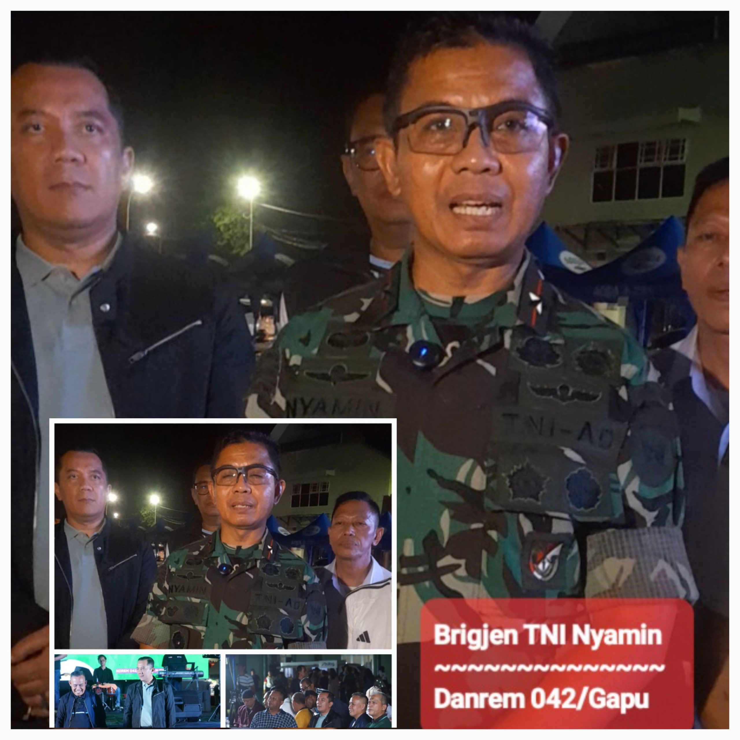 Kasrem 042/Gapu Buka Festival Rakyat Nobar PilDun2026, Warga Padati Lapangan Korem