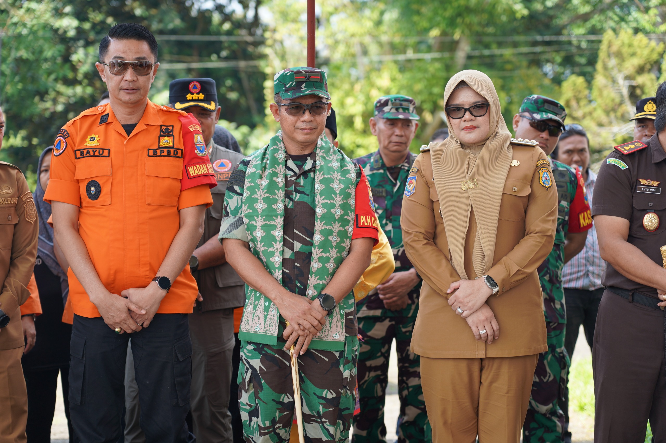 Danrem 042/Gapu Silaturahmi dengan Bupati Tanjab Timur, Perkuat Sinergi Hadapi Karhutla