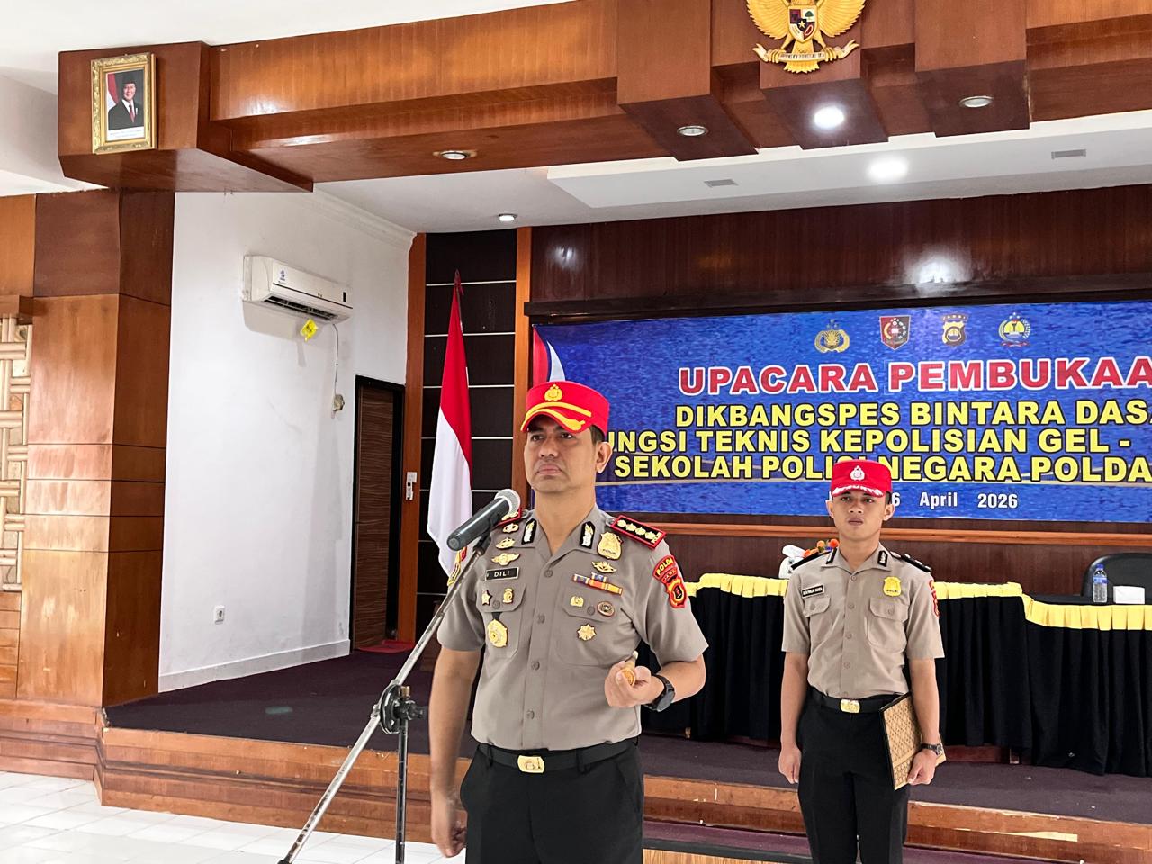 SPN Polda Jambi: “Resmi Buka Dikbangspes Bintara Dasar FT Kepolisian Gelombang II Tahun 2026