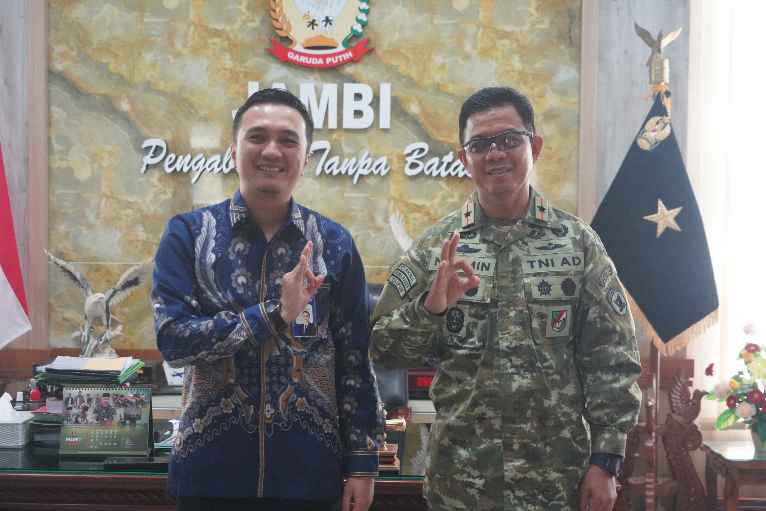 Bangun Sinergi Strategis, Danrem 042/Gapu: “Terima Pimpinan BRI Cabang Jambi